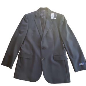 NWT BROOKS BROTHERS 346 Stretch 41 Long Two button, vent, 6 pockets, black